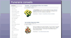 Desktop Screenshot of funeraire-conseils.fr